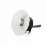 Ponto de Luz LED de Encastre 52mm IP25 2W 30000H Vivian Circular Branco Quente - JN-S002-C-WW - 8435402547839