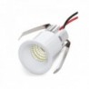 Light de Encastre LED 36mm 2W 30000H Angela Circular Branco Frio - JN-S003-C-CW - 8435402547921