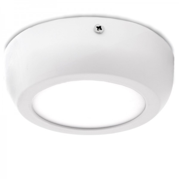 Luminária de Teto LED Circular Montagem em Superfície Style 120mm 6W 470lm 30000H Branco - GR-RDMZ01-6W-W - 8435402547525