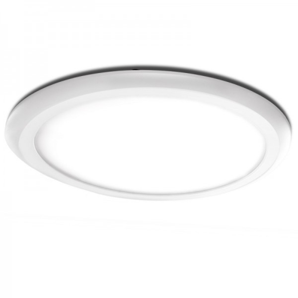 LED Downlight Slimline Circular Style 145mm 12W 930lm 30000H Branco - GR-RD-NP-09-W - 8435402550167