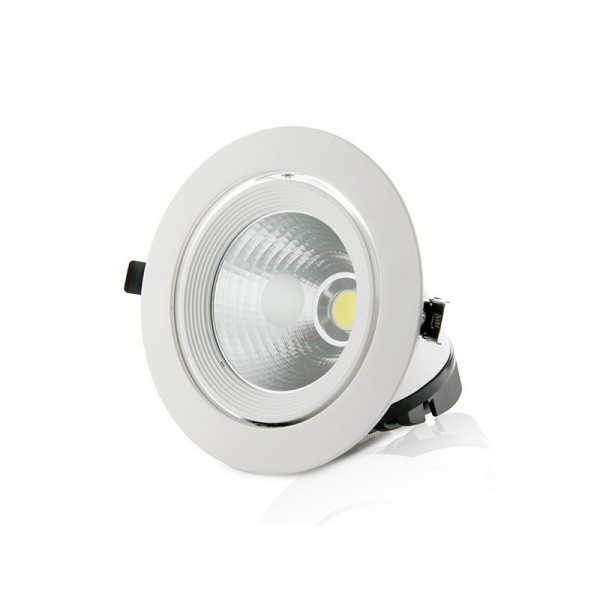LED COB Downlight Circular Orientável 40W 3200lm 30000H Branco Quente - HO-COB-OR-40W-WW - 8435402552208