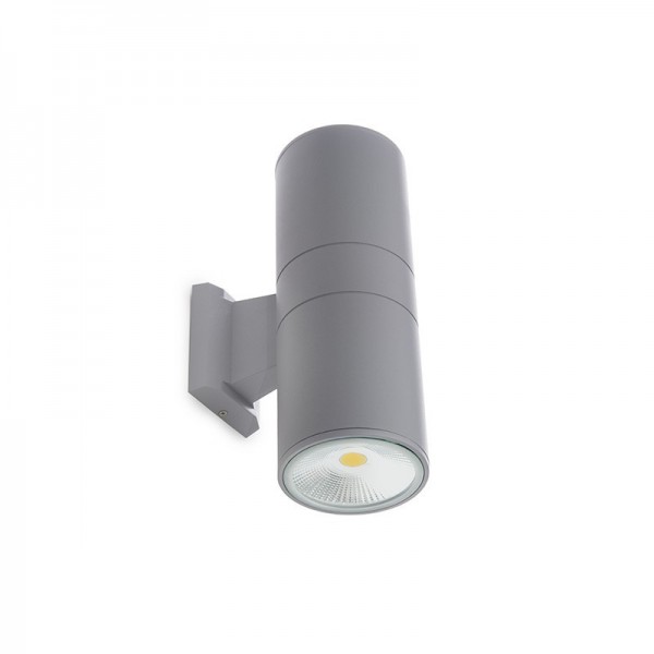 Aplique de Parede LED IP65 2X20W 3200 lm 30000H Claire Branco Frio - HO-COBWALL-2X20-CW - 8435402552147