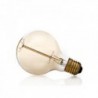 Lâmpada Vintage Egloo Onda E27 G80 30W Branco Quente - AM-AV802 - 8435402554332