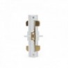Conector em Linha Reta de Carril 2 Fases Branco - PL218000R-T-W - 8435402556114