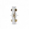 Conector em Linha Reta de Carril 2 Fases Branco - PL218000R-T-W - 8435402556114