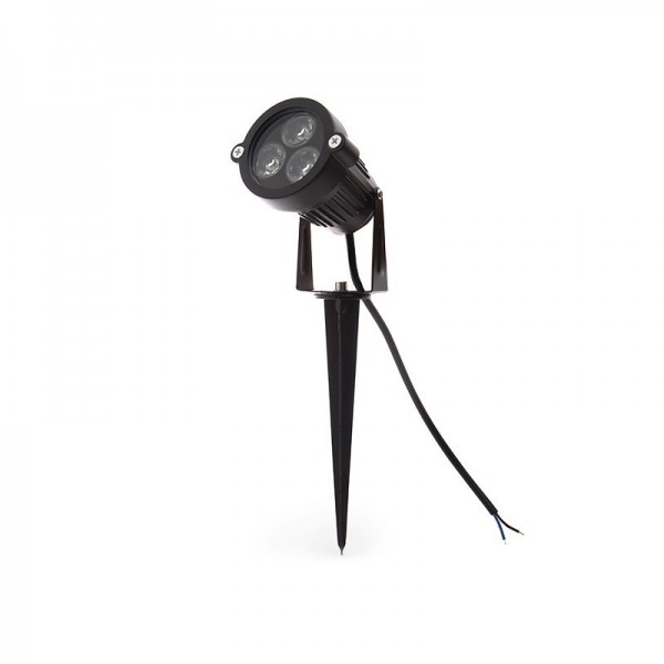 Projetor Foco LED Jardins 3W 270 lm 30000H Branco Frio - SL-CPD03-3W-CW - 8435402555803