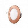 LED Downlight Slimline Circular 120mm 6W 480lm 50000H Bronze Branco Quente - GL-CL-R6N-B-WW - 8435402555650