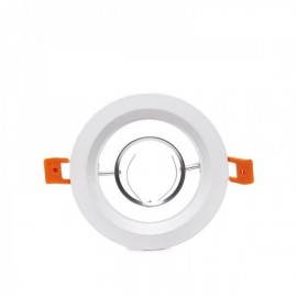 Aro Downlight Circular Branco 120 mm - HO-120RING-1000C-G - 8435402555636