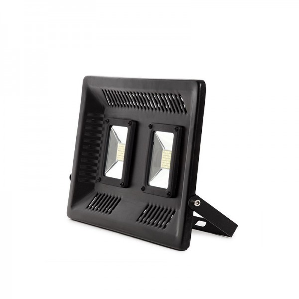 Projetor LED IP65 Superslim 100W 9000 lm 30000H Branco Frio - DY-FL018-100W-CW - 8435402559696