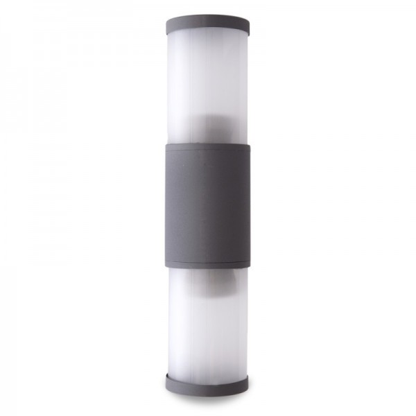 Aplique de Parede IP65 E27 110 mm Cinzento Victoria Sem Lâmpada - HO-WLIP65-E27-65-102 - 8435402560166