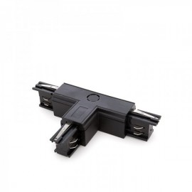 Conector T de Carril 3 Fases Preto - JL-CON-T-T-B - 8435402560463