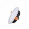 LED Downlight IP65 WC e Cozinhas 190mm 18W 1620lm 30000H Branco Quente - SL-DLFS06-18W-WW - 8435402561309