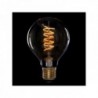 Lâmpada Vintage LED Regulável G80 Globo Vortice 4W E27 Vidro Âmbar Branco Quente - AM-DL805 - 8435402564232
