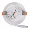 Downlight Circular LED Anti-Dazzle 7W 700lm 30000H Branco - HO-DL-AD-7W-W - 8435402567240