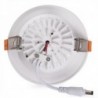 Downlight Circular LED Anti-Dazzle 9W 900lm 30000H Branco - HO-DL-AD-9W-W - 8435402567271