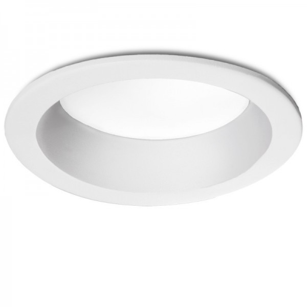 Downlight Circular LED Anti-Dazzle 24W 2400lm 30000H Branco - HO-DL-AD-24W-W - 8435402567394