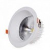 Downlight Circular LED Anti-Dazzle COB 15W 1500lm 30000H Branco - HO-DL-AD-COB-15W-W - 8435402568674