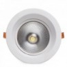 Downlight Circular LED Anti-Dazzle COB 15W 1500lm 30000H Branco Quente - HO-DL-AD-COB-15W-WW - 8435402568674