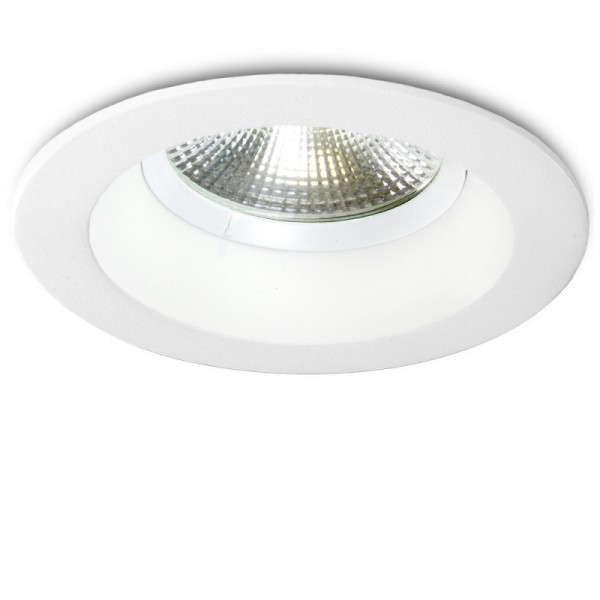 Downlight Circular LED Anti-Dazzle COB 7W 700lm 30000H Branco Quente - HO-DL-AD-COB-7W-WW - 8435402568797