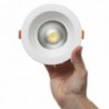 Downlight Circular LED Anti-Dazzle COB 9W 900lm 30000H Branco Quente - HO-DL-AD-COB-9W-WW - 8435402568827