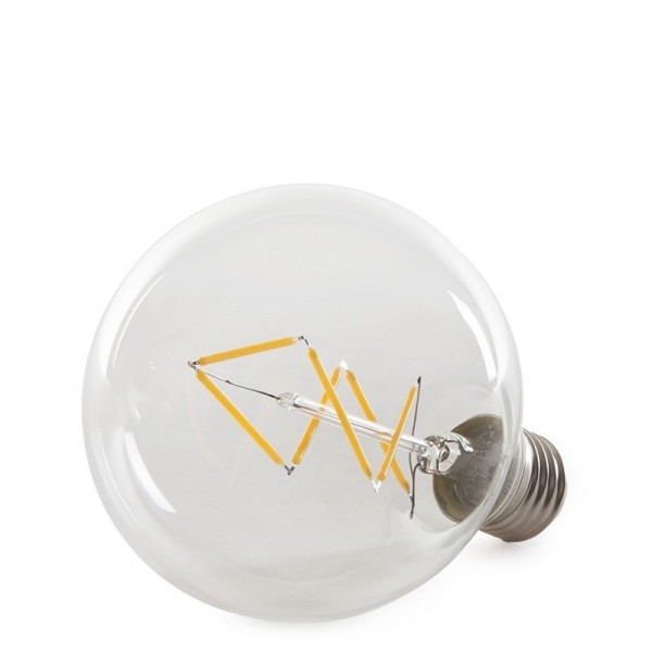 Lâmpada de LED Filamento Vintage G95 E27 6W 600Lm Rylee Branco Quente - WO-LF-G95FI-E27-6W-WW - 8435402570578