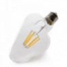 Lâmpada de LED Filamento Vintage Coração E27 6W 600Lm Branco Quente - WO-LF-HEART-E27-6W-WW - 8435402570691