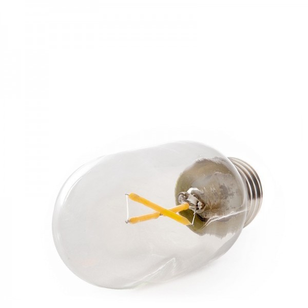 Lâmpada de LED Filamento Vintage T45 E27 3W 300Lm Branco Quente - WO-LF-T45CR-E27-3W-WW - 8435402570653