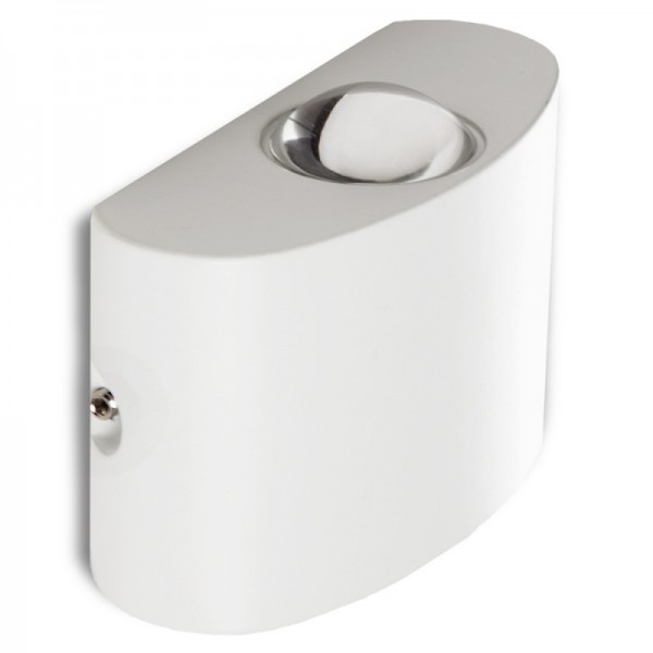 Aplique de Parede LED IP65 1+1W 180 lm 30000H Brooklyn Branco Quente - TH-854-WW - 8435402572558