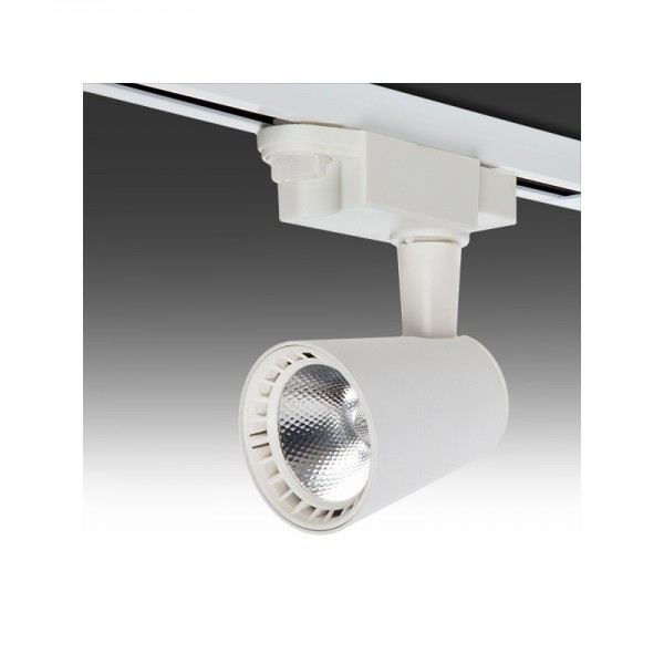 Foco Carril LED Fase Única Branco 15W 1200Lm 30000H Andrea Branco - RL-FC-D-15-W - 8435402576082