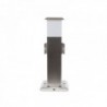 Tower Torre Quadrado LED 3W 230V + 2 x Soquete IP44 Aço Inoxidável - GH-145315014 - 8435402576235