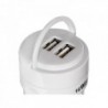 Adaptador + 2 x USB Carregador - IP20 - Branco - GH-473103017 - 8435402576310