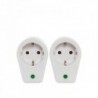 Set 2 x Adaptador 1 x Saída - Proteção Contra Sobretensão - IP20 - Branco - GH-470202085 - 8435402576303