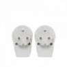 Set 2 x Adaptador 1 x Saída - Proteção Contra Sobretensão - IP20 - Branco - GH-470202085 - 8435402576303