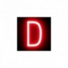 Letra LED Neon D Largura 100 mm Altura 161 mm Profundidade 38 mm - SB-R11-04A-D - 8435402576457