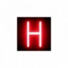 Letra LED Neon H Largura 97 mm Altura 161 mm Profundidade 38 mm - SB-R11-08A-H - 8435402576495
