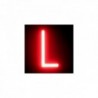 Letra LED Neon L Largura 82 mm Altura 161 mm Profundidade 38 mm - SB-R11-12A-L - 8435402576532
