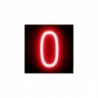 Número LED Neon 0 Largura 90 mm Altura 161 mm Profundidade 38 mm - SB-R11-27A-0 - 8435402576686