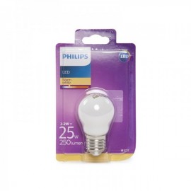 Lâmpada LED Philips E27 P45 2,2W 250Lm Branco Quente - PH-8718696706312-WW - 8435402588696