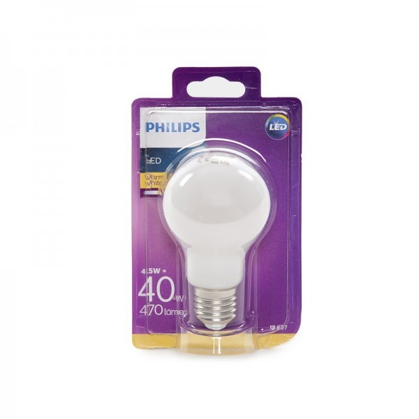 Lâmpada LED Philips E27 A60 4,5W 470Lm Branco Quente - PH-8718696576571-WW - 8435402588665