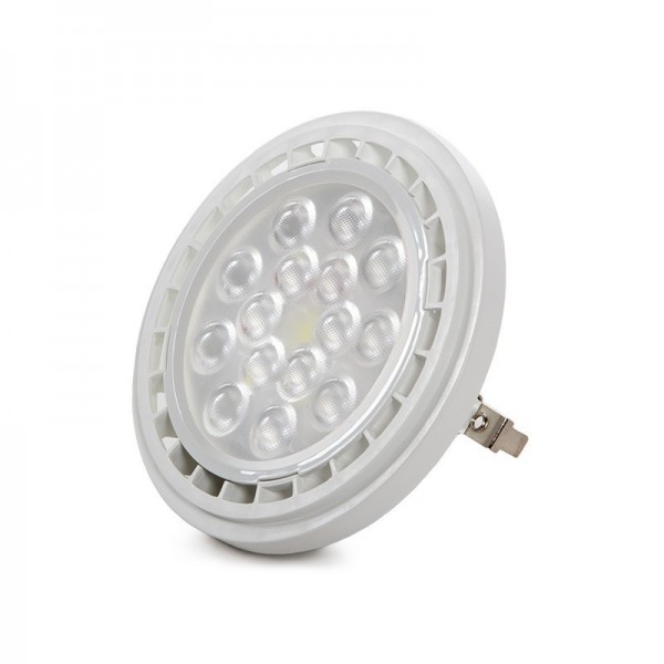 Lâmpada LED AR111 G53 SMD2835 12W 1200Lm 30000H Branco - HO-2835AR111-12W-W - 8435402586609