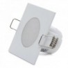 Downlight LED IP54 WC e Cozinhas Quadrado 5W 350lm 25000H Branco - RU-1712-W - 8435402590620