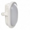 Aplique de Parede Led IP54 10W 700 lm 40000H Oval Branco Branco Frio - RU-1678-CW - 8435402590675