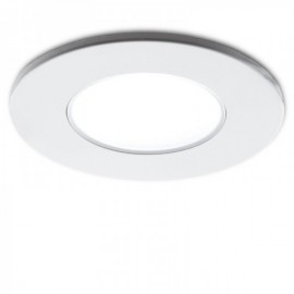 Downlight LED IP54 WC e Cozinhas 5W 350lm 25000H Branco Quente - RU-1710-WW - 8435402590590