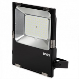 Projetor LED Slimline Lumileds LED 3030 60W 7200 lm IP65 50000H Ajustável Branco Frio - 1916-NS-HVFL60W-CP-CW - 8435584041965