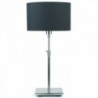 Candeeiro de Mesa Ferro Bonn 59cm/Abajur 32x20cm Cinzento Fumo - IAR-BONN/T/3220/SG - 8435584048162