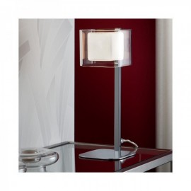 Candeeiro de Mesa Cube 1x G9 Com Lâmpada Branco Quente - SCH-183542 - 8445152001222