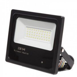 Projetor Foco LED Floodlight IP65 Detector de Movimento Integrado 30W 30000H Branco Frio - 1916-NS-HVFL30W-L-CW - 8435584075274