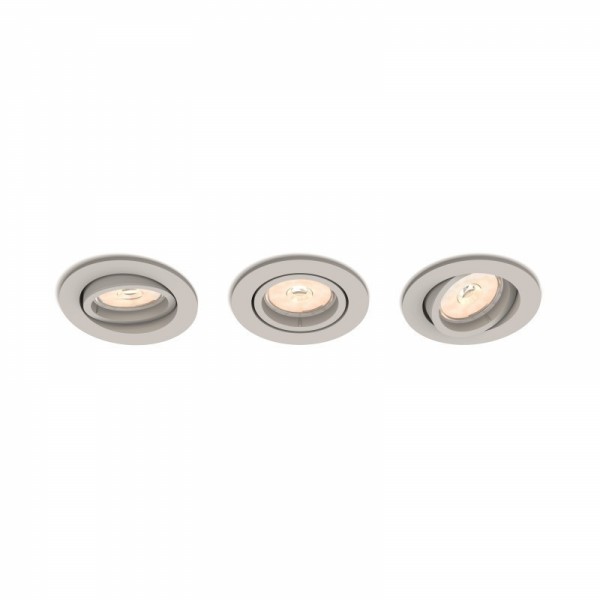 Set 3 Holofotes de Encastre Philips Enneper Circular Prata GU10 Sem Lâmpada - PH-8718696160220 - 8445152007408