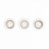 Set 3 Holofotes de Encastre Philips Donegal Circular Branco GU10 Sem Lâmpada - PH-8718696160909 - 8445152007361