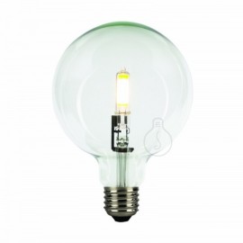 Lâmpada LED E27 - Transparente - Regulável Branco Quente - AM-DL100_2 - 8445152018367